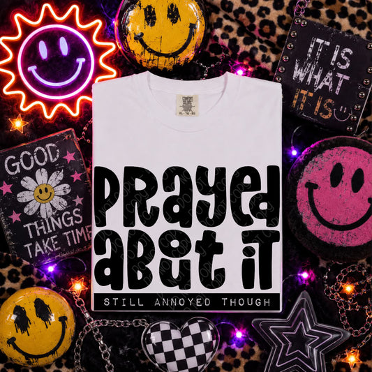 Prayed About It / Black - TRANSFER (DW)