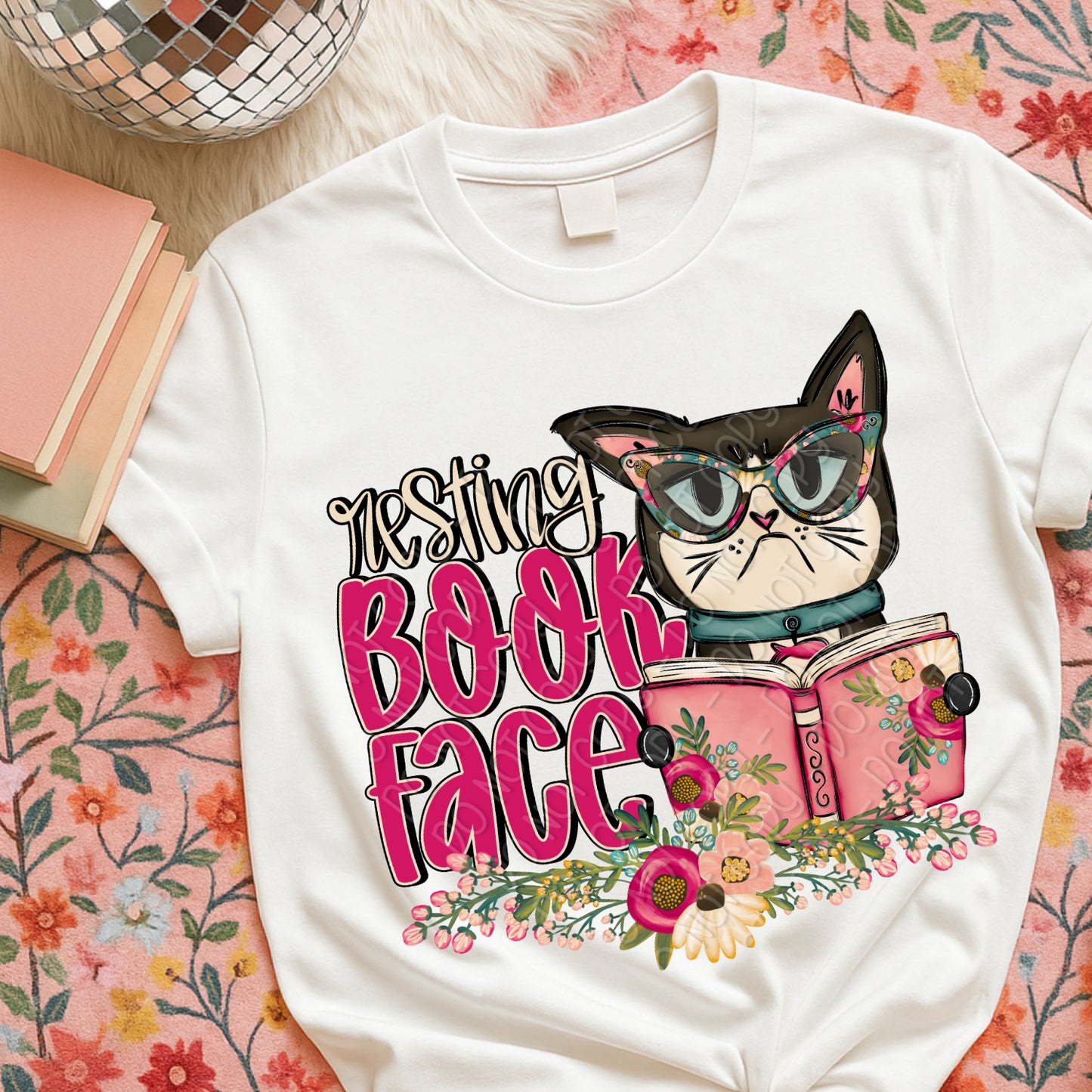 Resting Book Face - Transfers (DW)
