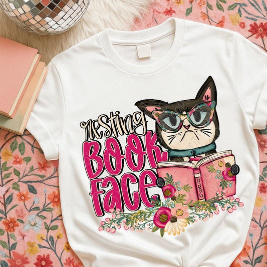 Resting Book Face - Transfers (DW)
