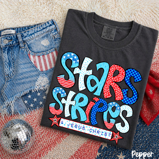 Stars Stripes & Jesus Christ - TRANSFER (DW)