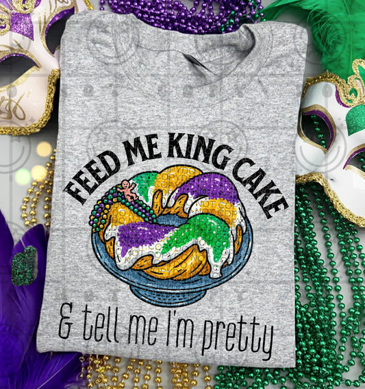 Feed Me King Cake  - TRANSFER (HW)