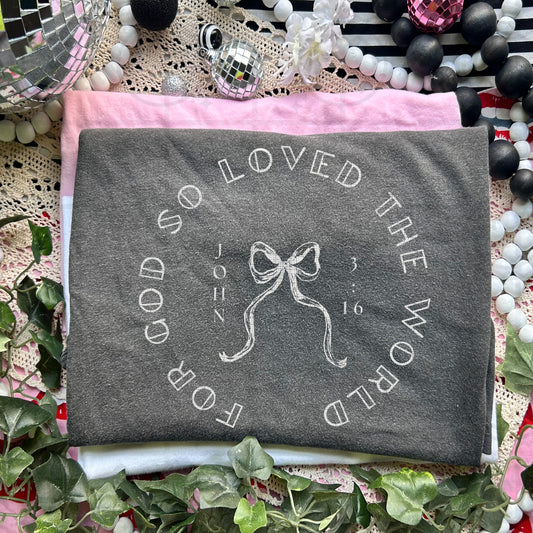 For God So Loved / White  - TRANSFER (HW)