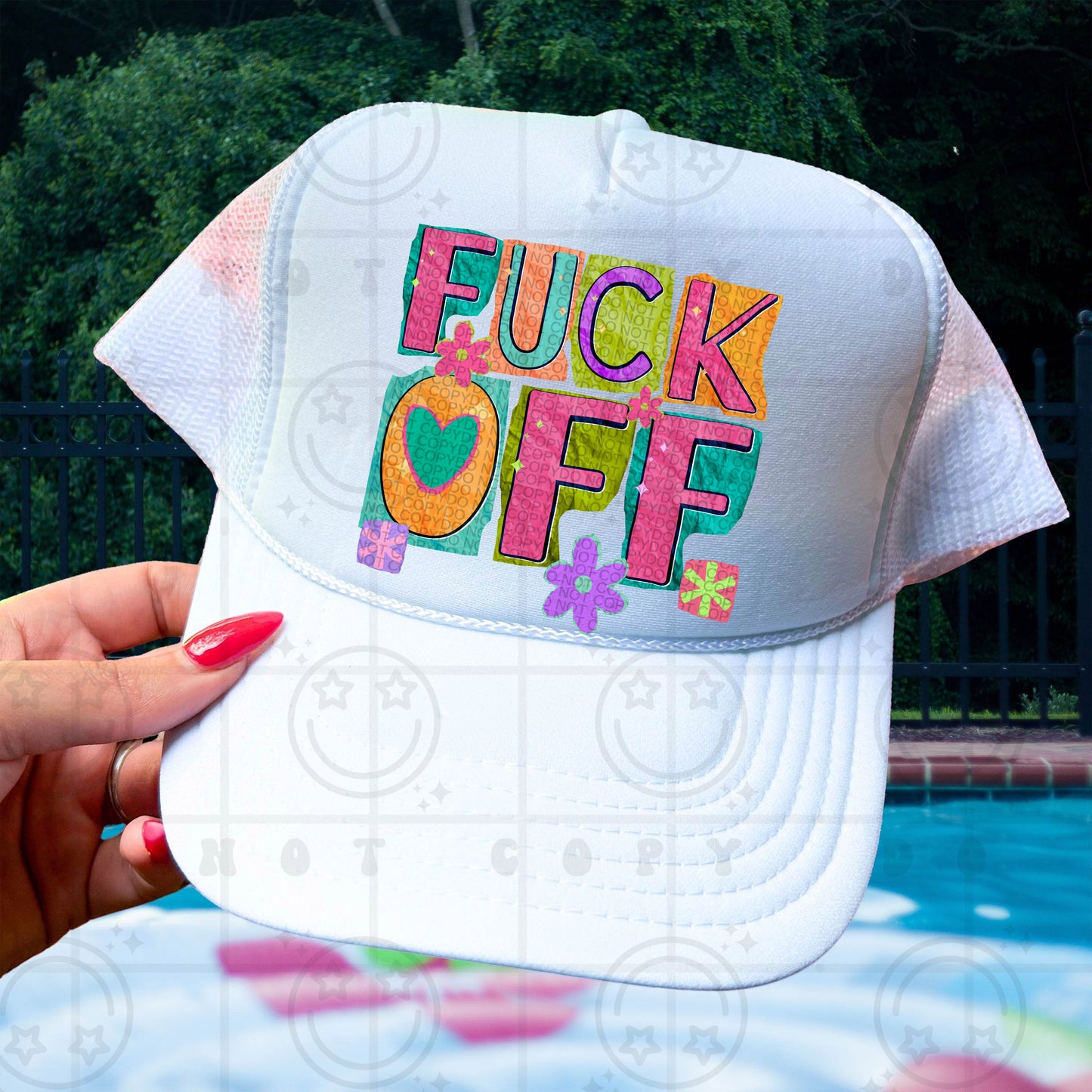Fuck Off Colorful -  TRANSFERS (HW)