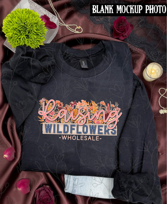 Gildan 18000 Sweatshirt Blank Mock up photo | black