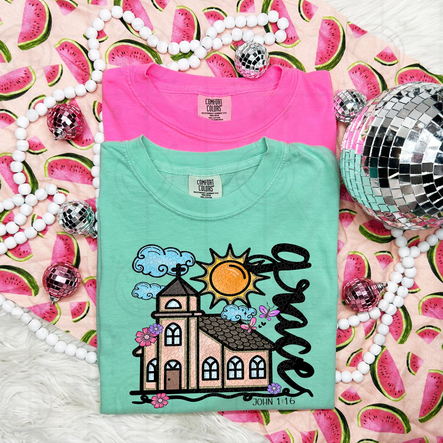 Grace Church with Sun -  TRANSFERS (HW)