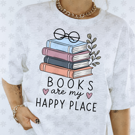 Books Are My Happy Place -  TRANSFER (DD)