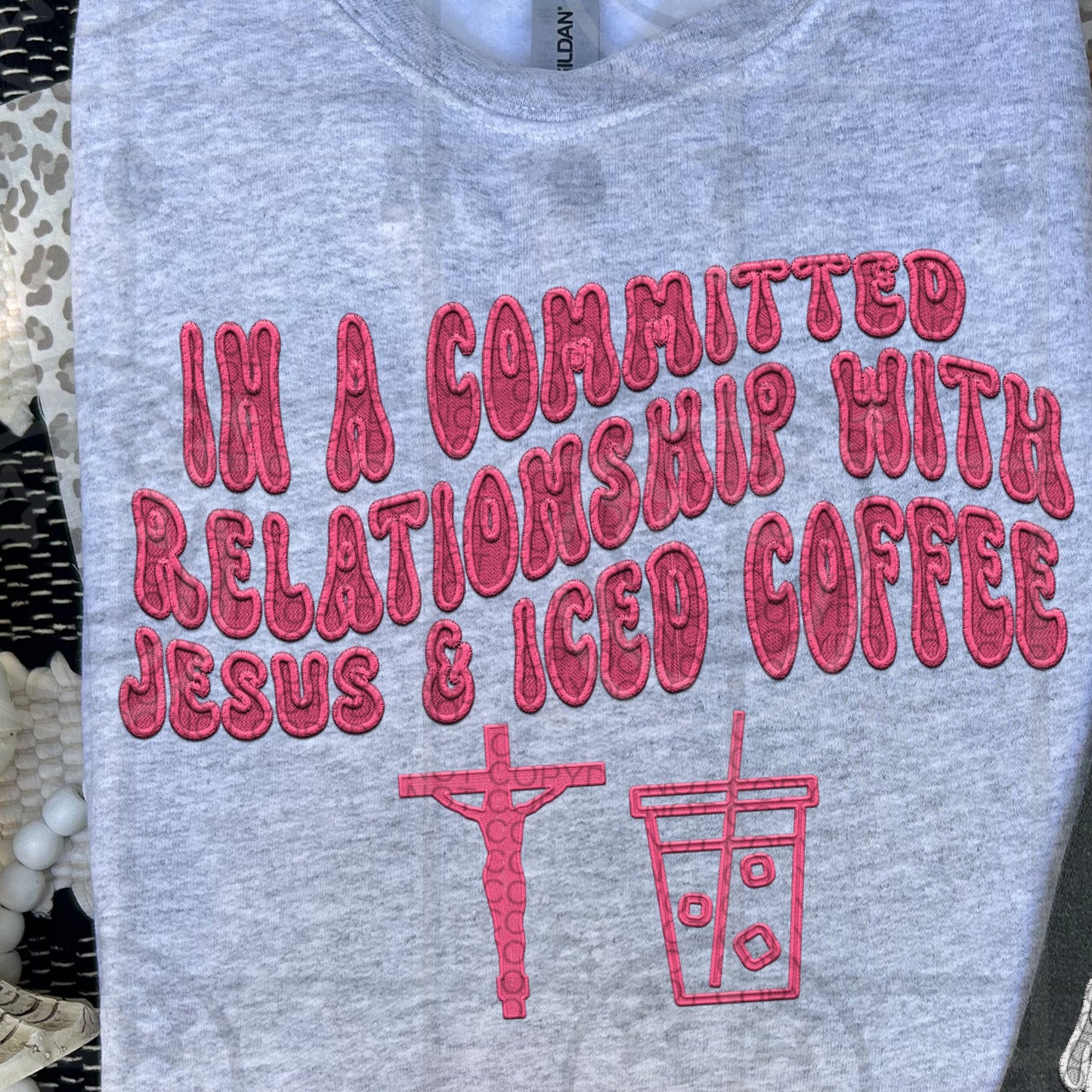 IN A Committed Relationship With Jesus  / Pink -   TRANSFER (HW)