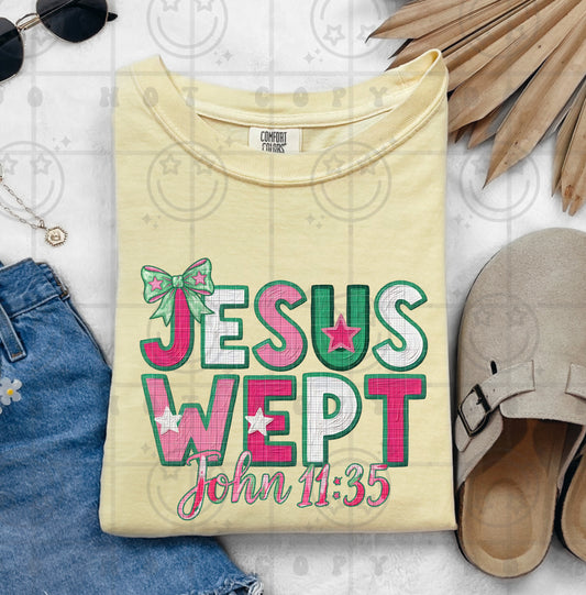 Jesus Wept- TRANSFER (HW)