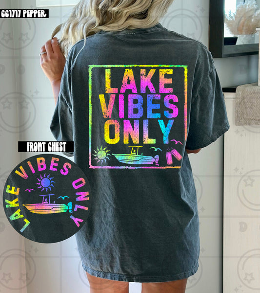 Lake Vibes Only Tie Dye - Transfer (HW)