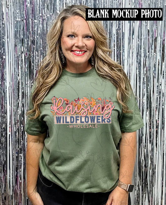 G64000 Tshirt Blank Mock up photo | Military Green