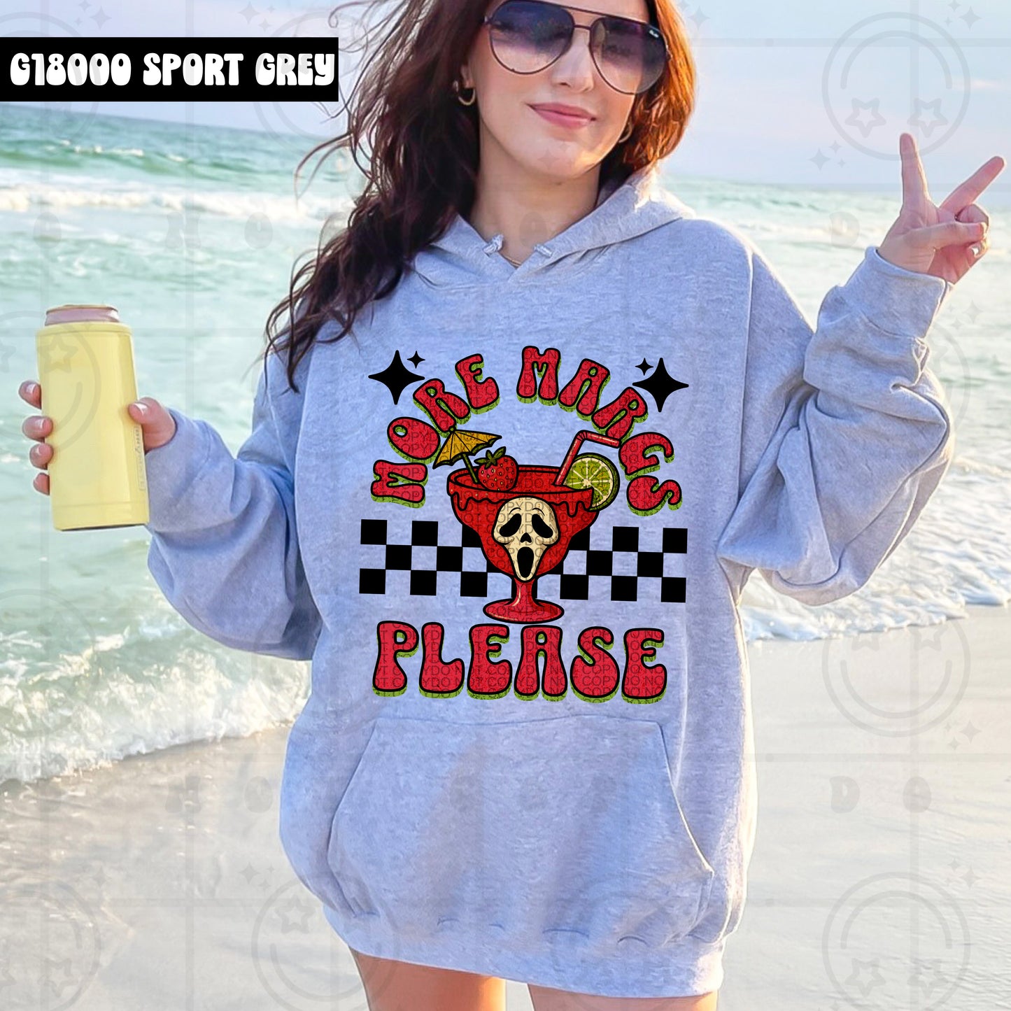 More Margs Please Scary Ghost Face -  TRANSFER (HW)