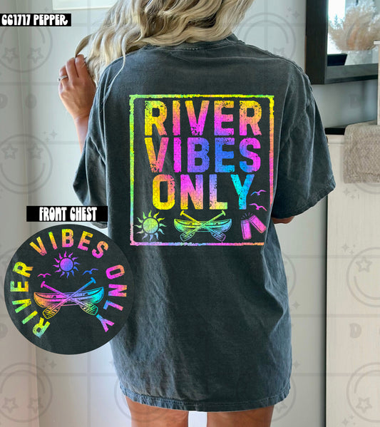 River Vibes Only Tie Dye - Transfer (HW)