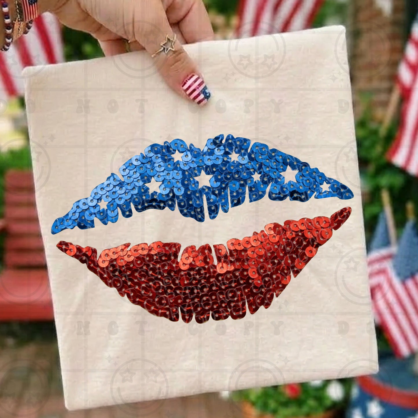 Sequin Lips -  TRANSFER (HW)