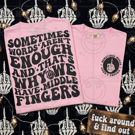 Sometimes Words - Transfer (HW)