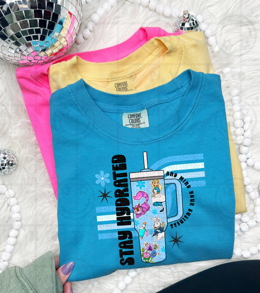 Alice in Wonderland Retro Tumbler -  TRANSFERS (HW)
