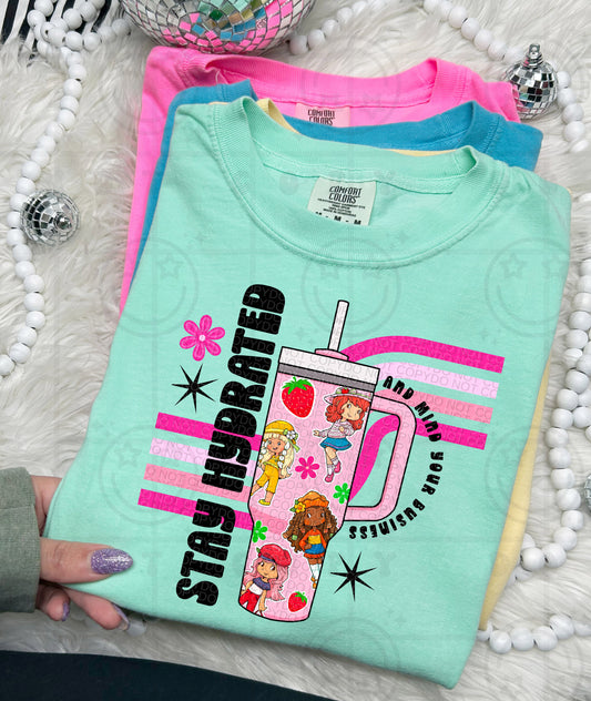 Strawberry Shortcake Retro Tumbler -  TRANSFERS (HW)