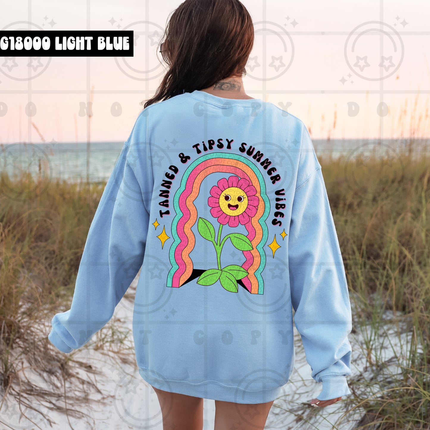 Tanned And Tipsy Summer Vibes -  TRANSFERS (HW)